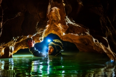 Mokro w Zimnej (Zimna Cave), fot. Adam Łada